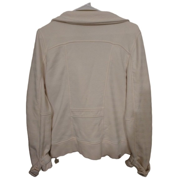 Unisex. Puma. Track Jacket - Sport lifestyle. White.  Size XL. Full zip. Cuffed. - Picture 3 of 4